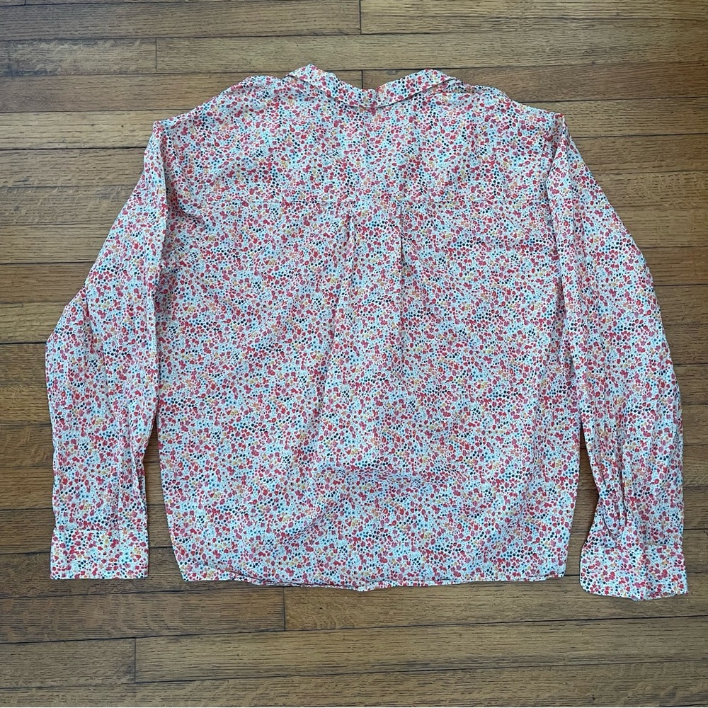Frank & Eileen Silvio White w/ Multicolor Floral Shirt Sz XL - Picture 8 of 8